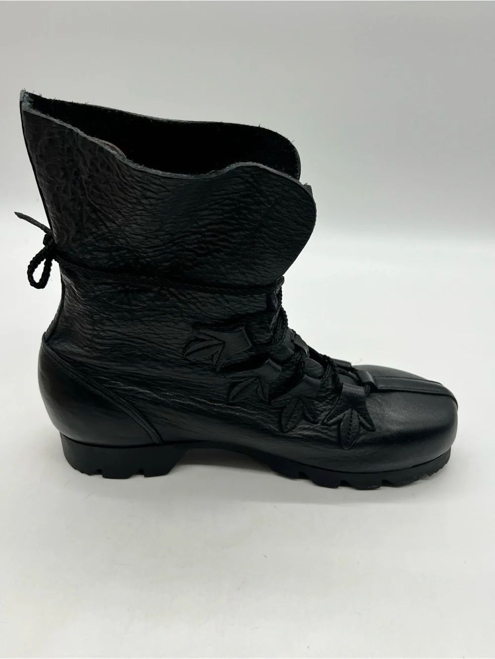 Son of Sandlar James Boot Black Leather Men's Size 45 US 12 Ankle Lace Up Boots.